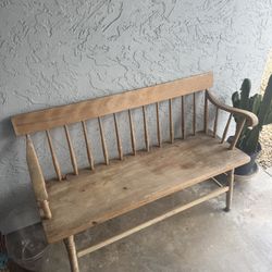 Indoor Or Outdoor Wood Bench