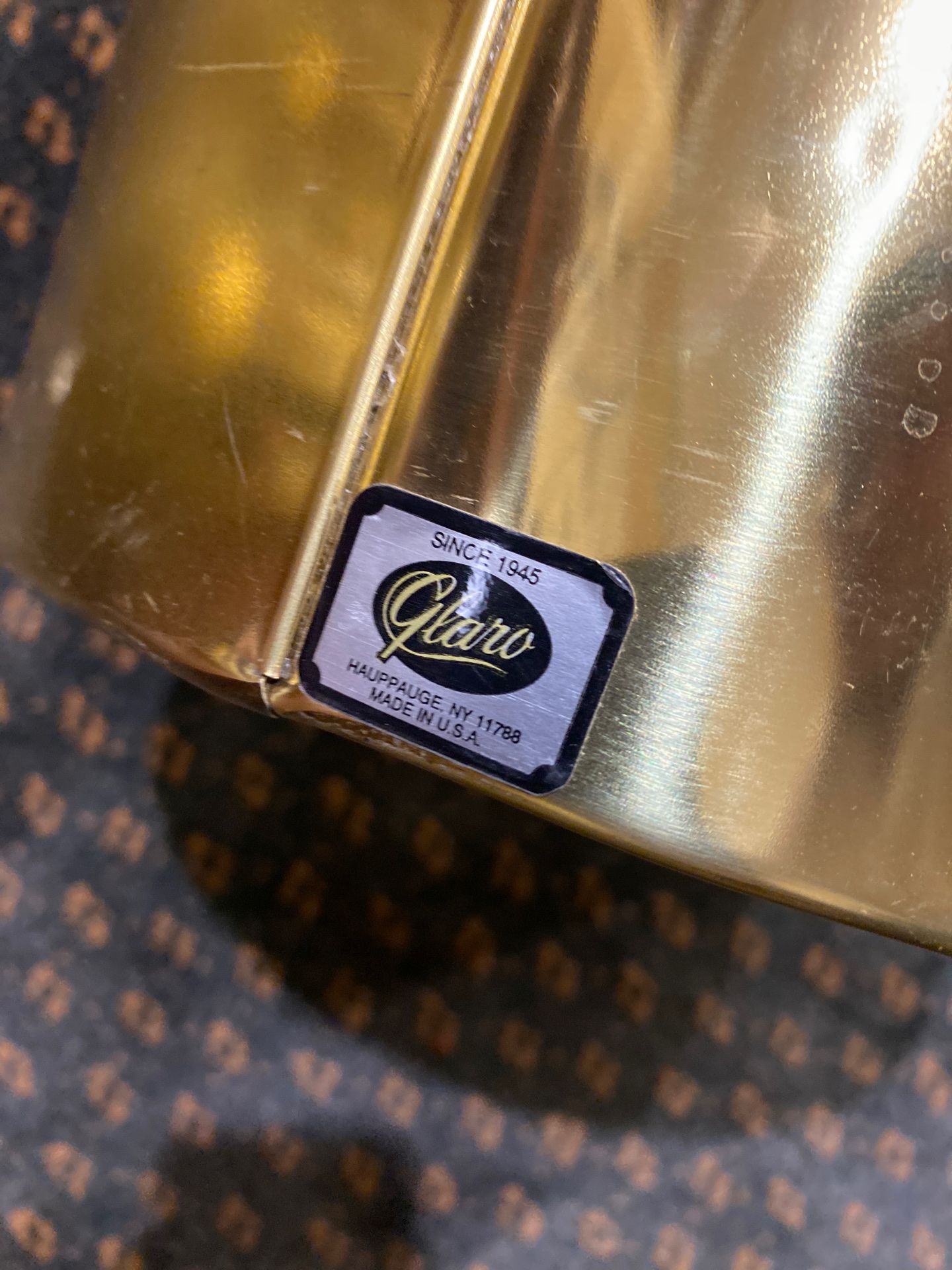 7 Glaro Gold 10” Garbage Pales