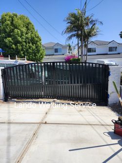 Iron Fence And Gate