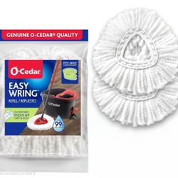 O-Cedar EasyWring Spin Mop Microfiber Refill (Pack of 2)