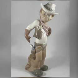 Lladro • “Cowboy Puppet” Porcelain Figurine (10.75”)