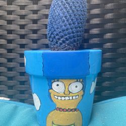 Marge Simpson flower pot