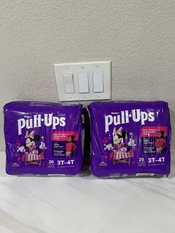 Brand new 2 Bag Girls' Potty Training Pants, Size 3T-4T Training Underwear (32-40 Ibs)