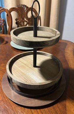 Farm House Tiered Tray . Read Description