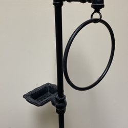 Soap And Towel Holder