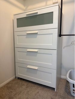 Ikea Brimnes 4 drawer dresser (white)