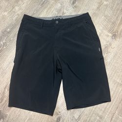 O’Neill Hyperdry Hybrid Shorts Men’s Black Stretch Quick Dry Active Size 33