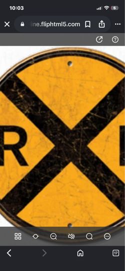 Railroad sign
