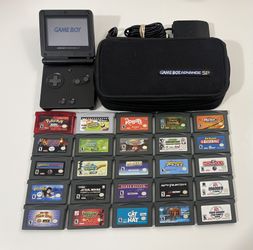 Gameboy Advance Sp 25 Cartridges 