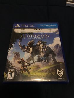 Horizon Zero Dawn PlayStation 4 PS4
