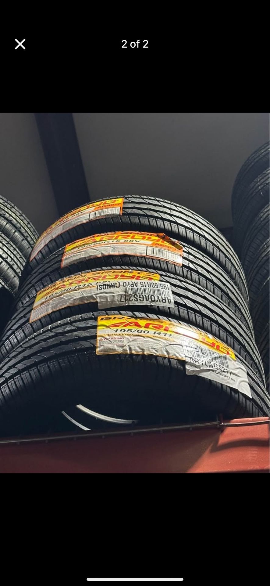195/60/15 Arroyo Grand Sport A/S Tires