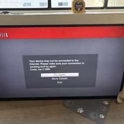 MOVE OUT SALE: 36" Black Vizio Smart TV