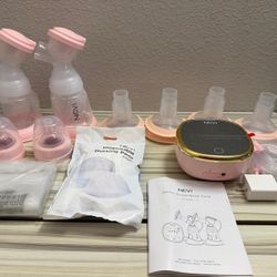 NCVI Electric Breast Pump 8782 – Double, Portable, Quiet, Rechargeable