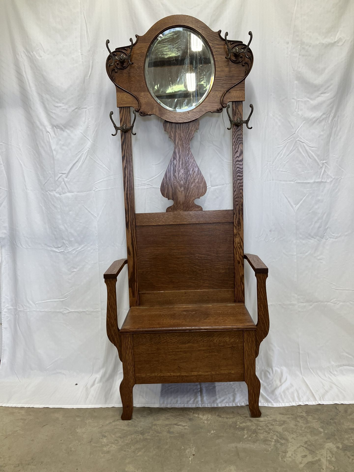 Antique Hall Tree