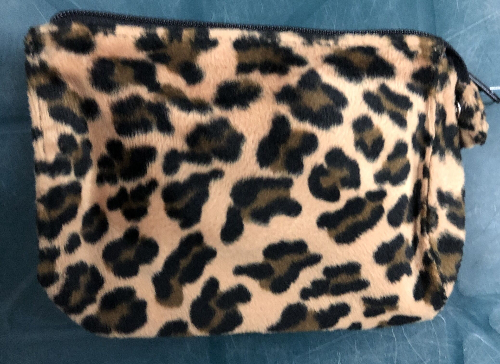 Leopard Print Make Up Bag