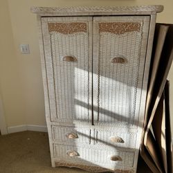 Pier 1 Imports Vintage Jamaica Collection Armoire - Dresser- Nightstand - Bench 