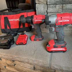 Craftsman 20v Cordless Drill/Impact Driver Combo
