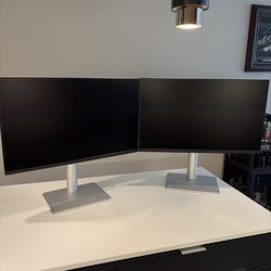 BenQ MA270U 27” 4K Monitors (Pair) — Like New