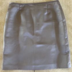 Gray Silky Skirt (size 12P/Large Petite)