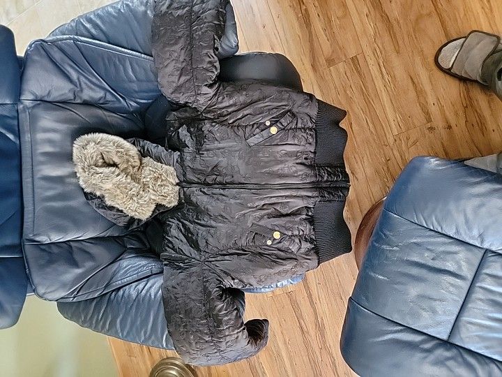 Vintage Baby Phat Y2K W Bomber Jacket M Fully Faux Furlined And REVERSIBLE RARE