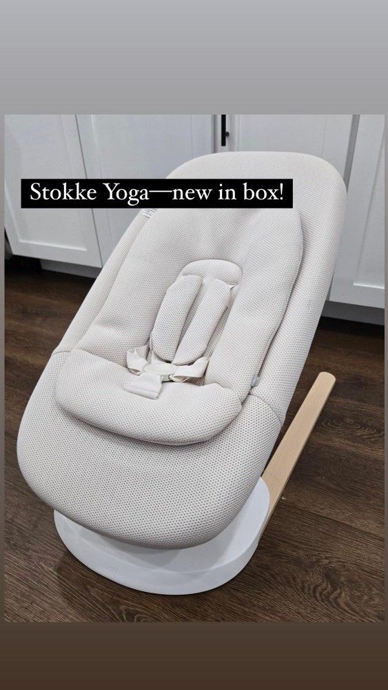 Stoke Yoga Baby Chair Bouncer New In Box