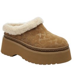 Coach suede slippers with thick soles  - SIZE 8