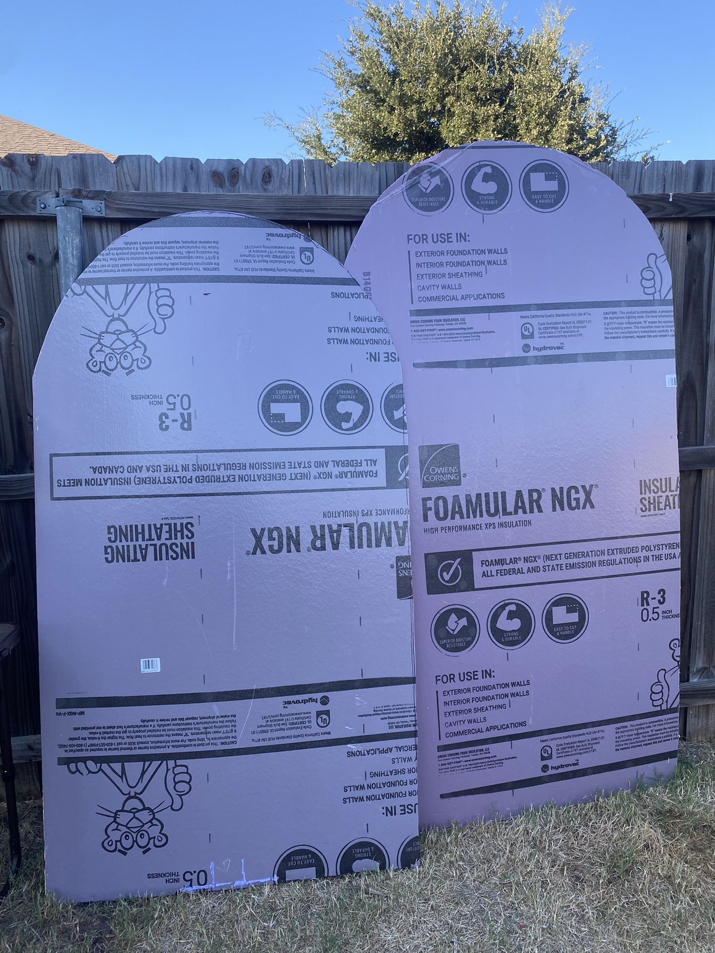 Arch backdrop Boards