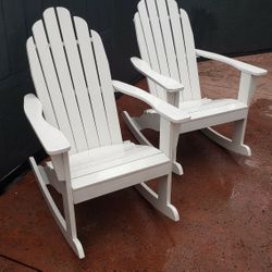 *** Pair Of Rocking Adirondack Chairs ***