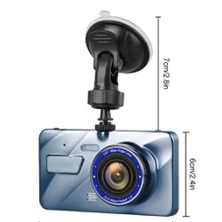 Dual Front And Rear Cameras For Dash Cam, 1080P 