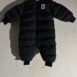 BABY  BLACK  SNOWSUIT & BOOTS