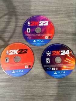 2k22 and 23 disc with wwe2k24
