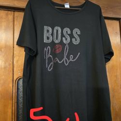 5xl Womens Boss Babe Shirt 