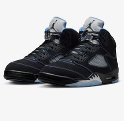New Jordan 5 Carolina Black Size 11
