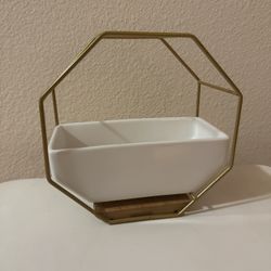 Gold Plant Holder