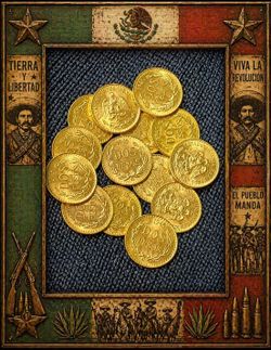 YEAR 1945  DOS PESOS ORO