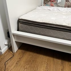 FREE Queen size Bed frame with mattress. Very good condition and mattress cover included.  FREE