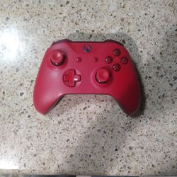 Xbox One Controller (Red/Maroon)