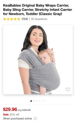 Keababies Baby Wrap Carrier