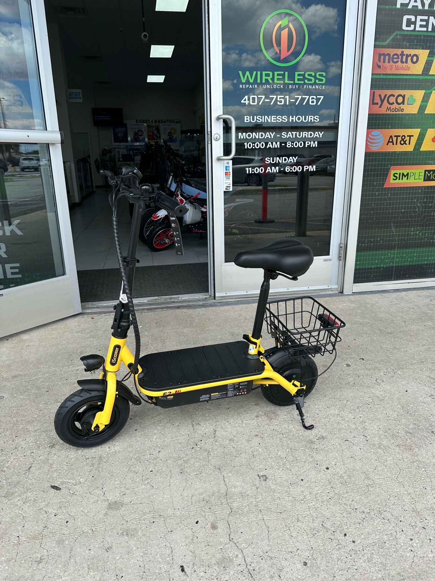 iScooter F2 22MPH 500Watts! Finance For $50 Down Payment!!