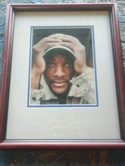 Autographed Will Smith picture
