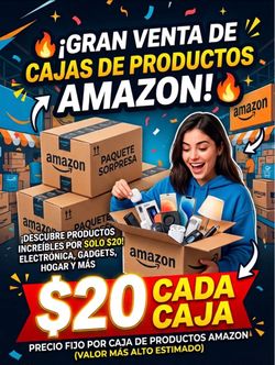 Cajas de producto nuevo de Amazon