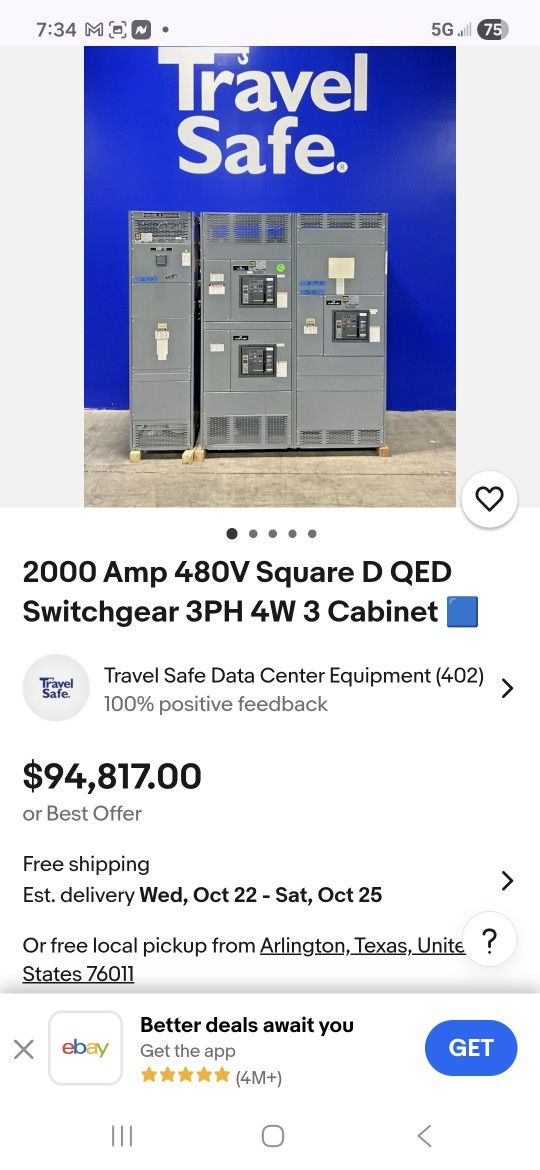 2000 Amp Switch Gear