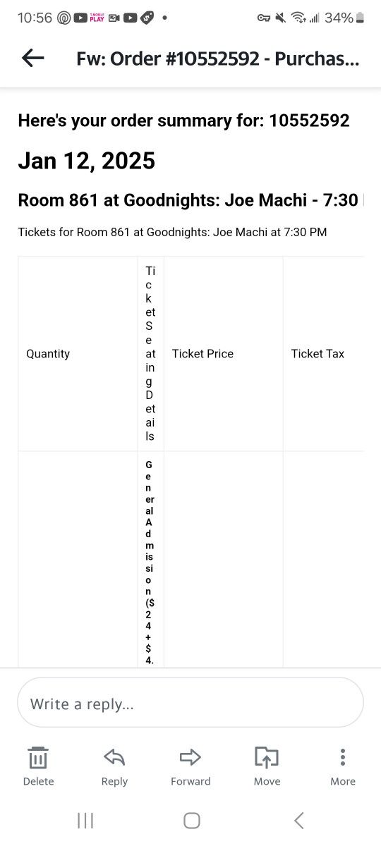 Joe Machi Tickets