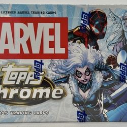 2025 Topps Chrome Marvel Comics Hobby Box 