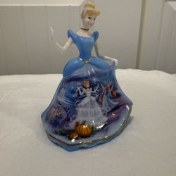 Forever Cinderella" porcelain bell figurine by Bradford Editions, part of Disney's Dresses and Dreams collection.
