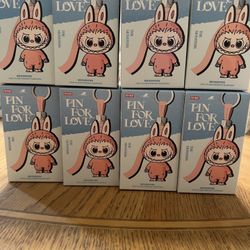 POP MART Labubu Pin For Love