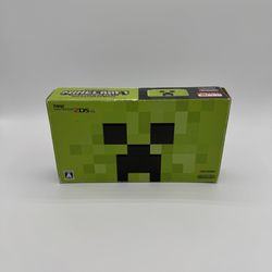 Minecraft New Nintendo 2Ds Ll Creeper Edition Box Only No Console*