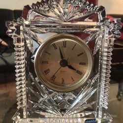 Bohemia Crystal Clock - Czech Republic