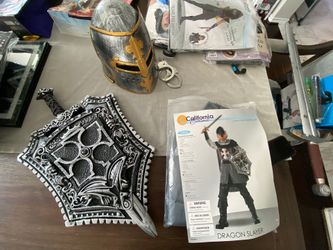 Child Costume  - Dragon Slayer (with Sword And Shield )