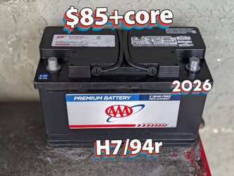 Car Battery Group Size 94r/H7